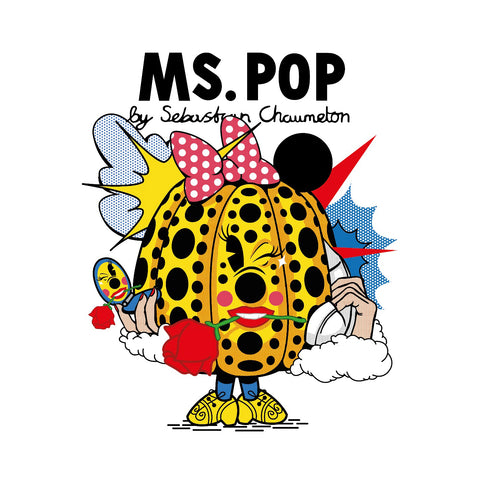 MS. POP, SEBASTIAN CHAUMETON, 2024Giclee print60.0 × 60.0 cmEdition of 50*Edition numbers are not selectable.*Limit one item per order.*You must be a registered member to make a purchase.Estimated shipping time: Within 1 week of order. 