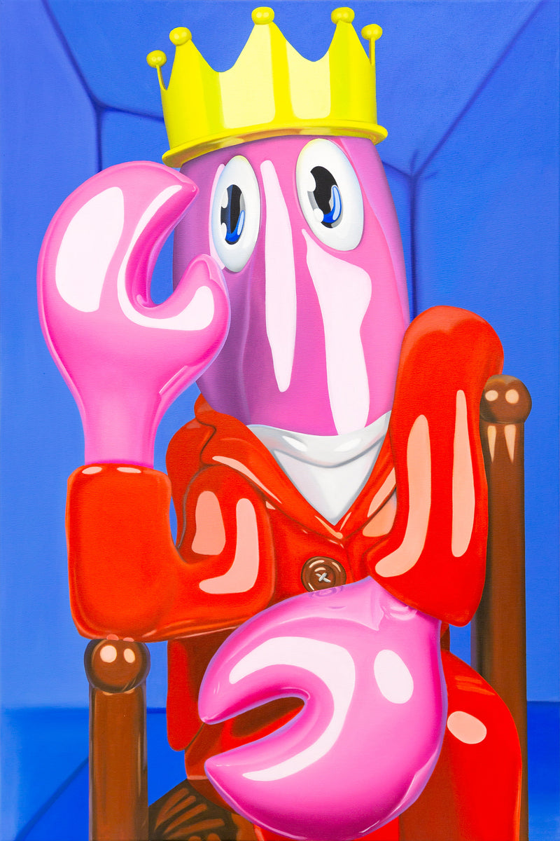 Lobster Portrait 2021 (Royal Blue) | Whitestone Gallery