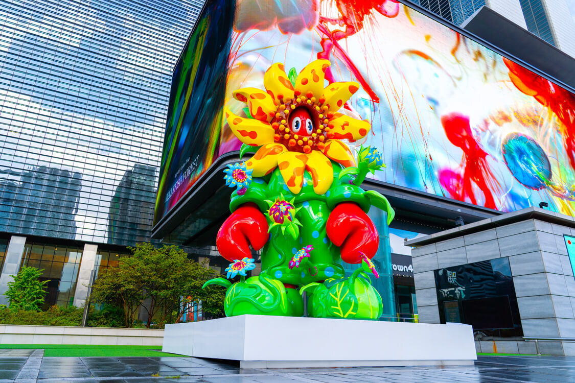 フィリップ・コルバートの巨大インスタレーションがソウルのCOEX K-POP