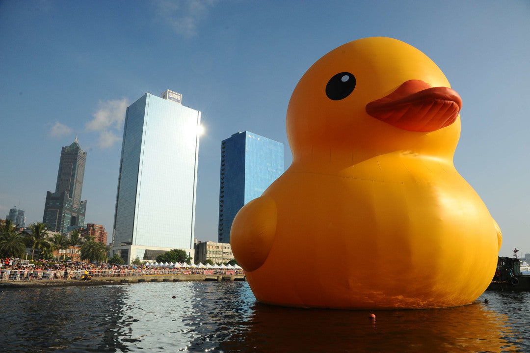A Decade Later, The Giant Inflatable Rubber Duck Graces the City Once