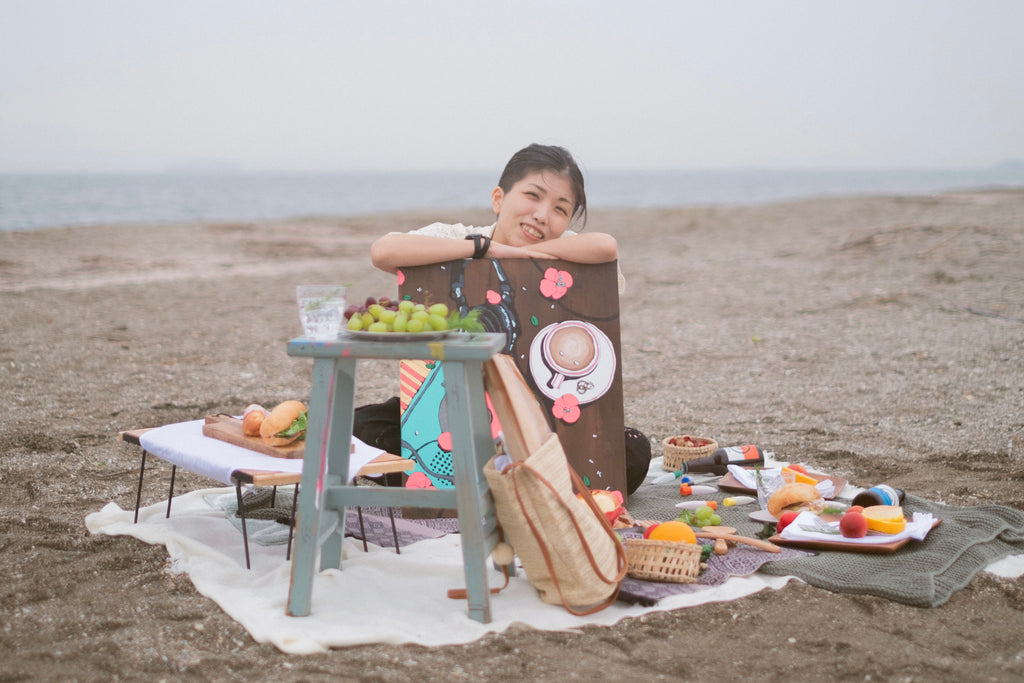 "icco Yoshimura: add a dash of spice to life" First Solo Exhibition Interview