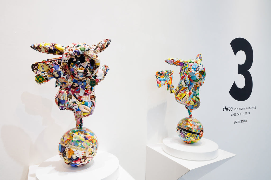 Mass Consumist Society Reflected in the Figurine Clusters｜The Latest Exhibition from the Artist Unit three