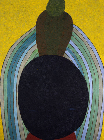 Repeating Prayers, NOBUKO WATABIKI, 2007Oil pastel, ink, water colour on japanese paper130.3 × 97.0 cm