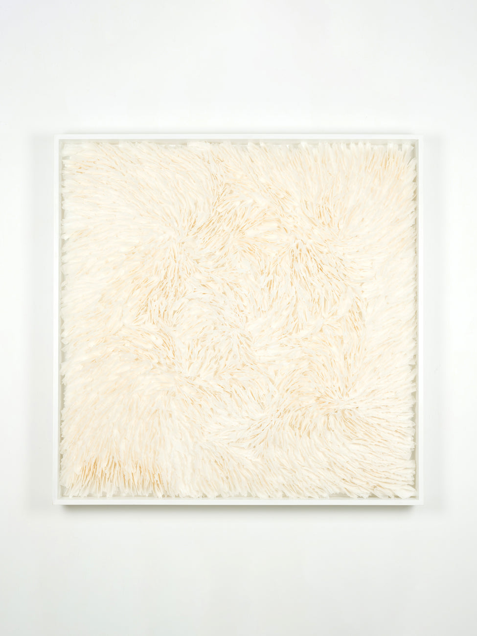Untitled (RN936-3-1/2-16), RAKUKO NAITO, 2016japanese paper on panel91.5 × 91.5 × 8.9cm