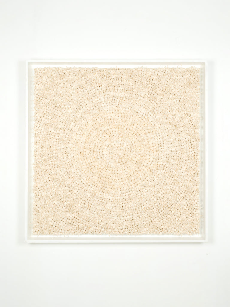 Untitled (RN736-3-1/2-16), RAKUKO NAITO, 2016japanese paper on panel91.5 × 91.5 × 8.9cm
