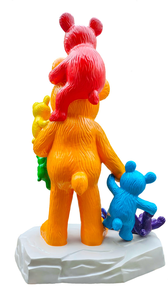 RAINBOW BEAR FAMILY, FLORENTIJN HOFMAN, 2023Aluminium Alloy300.0 × 215.0 × 125.0 cm