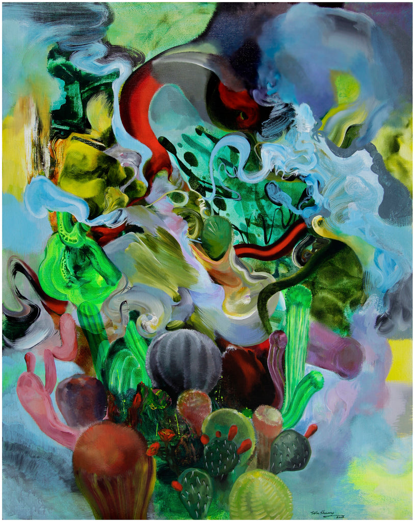 Life Force, WU SHUANG, 2023Acrylic on canvas116.0 × 90.0 cm