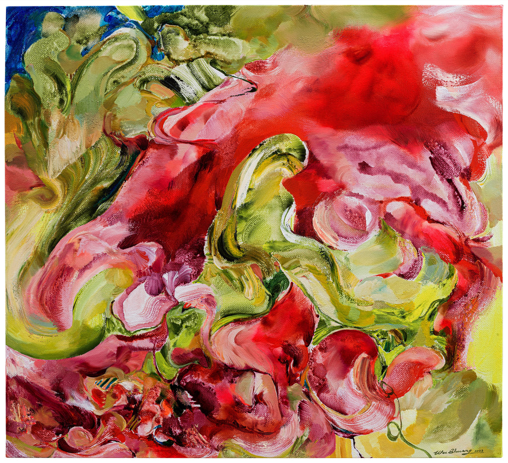 South America Neurogram, WU SHUANG, 2023Acrylic on canvas63.0 × 69.0 cm