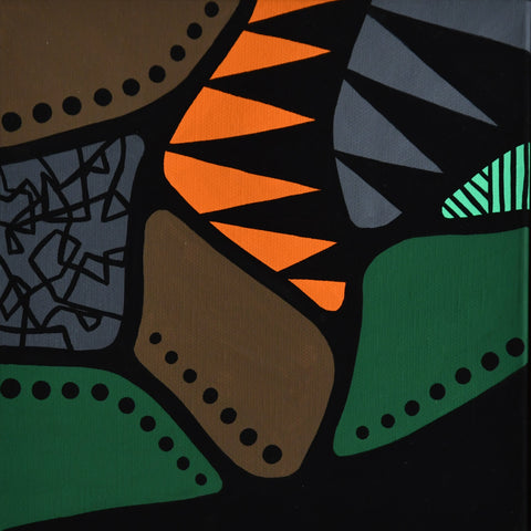 Untitled AH-317, AHHI CHOI, 2022Acrylic on canvas20.0 × 20.0 cm