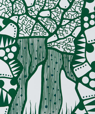 Banyan Tree Forest／Okinawa, AHHI CHOI, 2025Acrylic on canvas45.5 × 38.0 cm