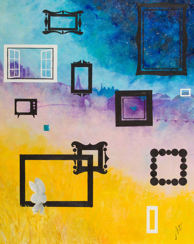 LOVE IS BORN, AIO, 2024Oil on canvas103.3 × 83.8 cm