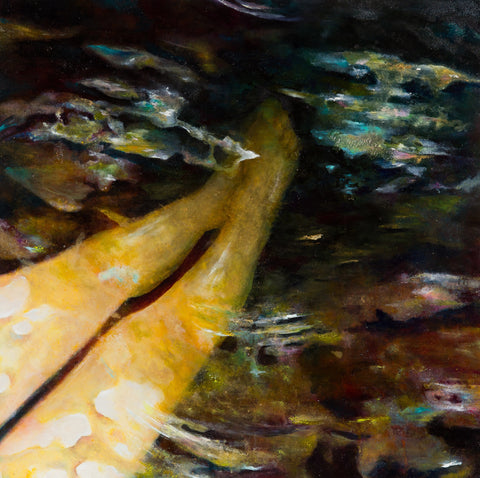 A Trap in the Crevice, AIO, 2024Oil on canvas53.0 × 53.0 cm
