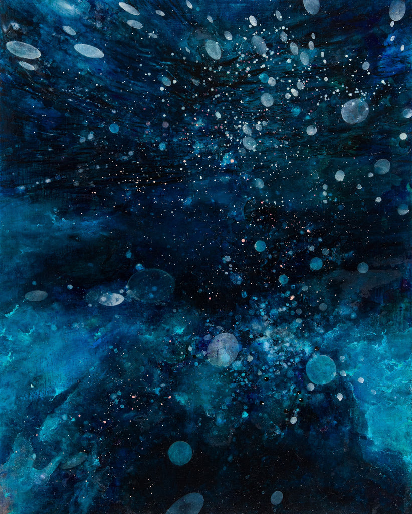 A Void in the Deep Sea, AIO, 2025Oil on canvas91.0 × 72.7 cm