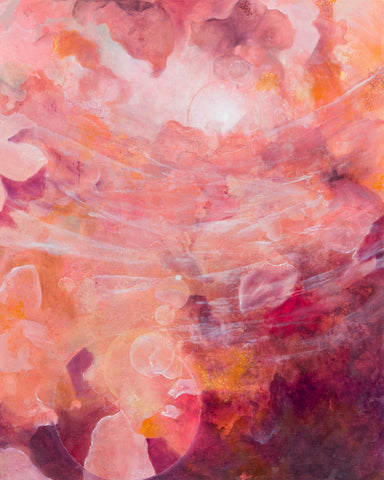 Dusk upon the flowers, AIO, 2025Oil on canvas91.0 × 72.7 cm