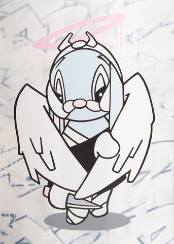 Angel Echoes, ARUTA SOUP, 2024Acrylic on canvas126.0 × 91.0 × 4.0 cm