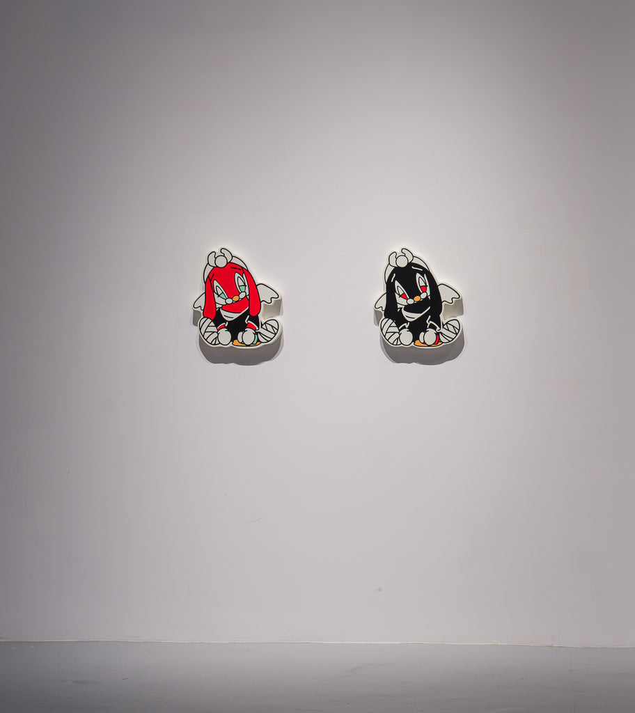 ZERO Angel :Red ver, ARUTA SOUP, 2025Acrylic on mdf45.0 × 39.5 × 4.2 cm