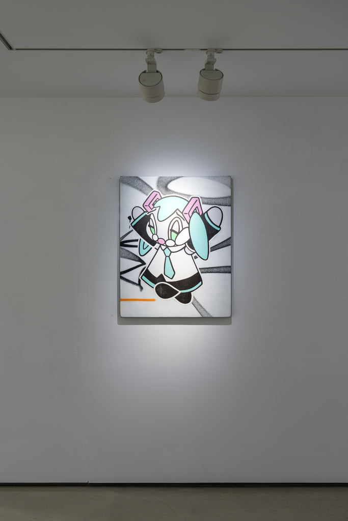 WRITE ERROR, ARUTA SOUP, 2026Acrylic, Oil based aerosol, On canvas66.0 × 84.0 × 4.0 cm