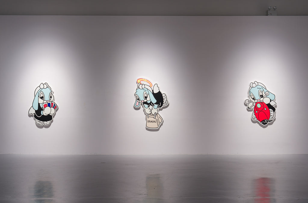 Tokyo Drift, ARUTA SOUP, 2025Acrylic on mdf138.0 × 94.5 × 3.7 cm