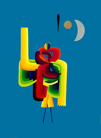 Exit of the Ghost, Ay-O, 1994Screenprint on paper45.0 × 34.0 cmEdition of 120