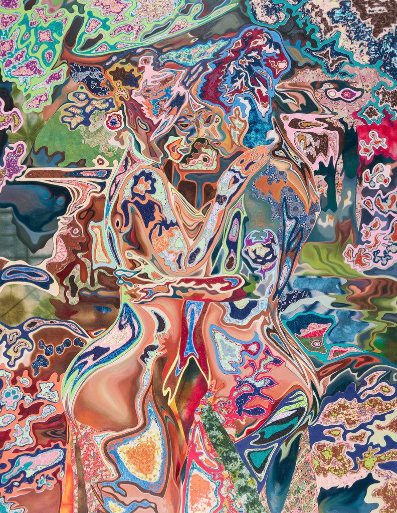 Our Secret Eden, AZUKI FURUYA, 2025Oil, Acrylic and mixed media on board145.5 × 112.0 cm