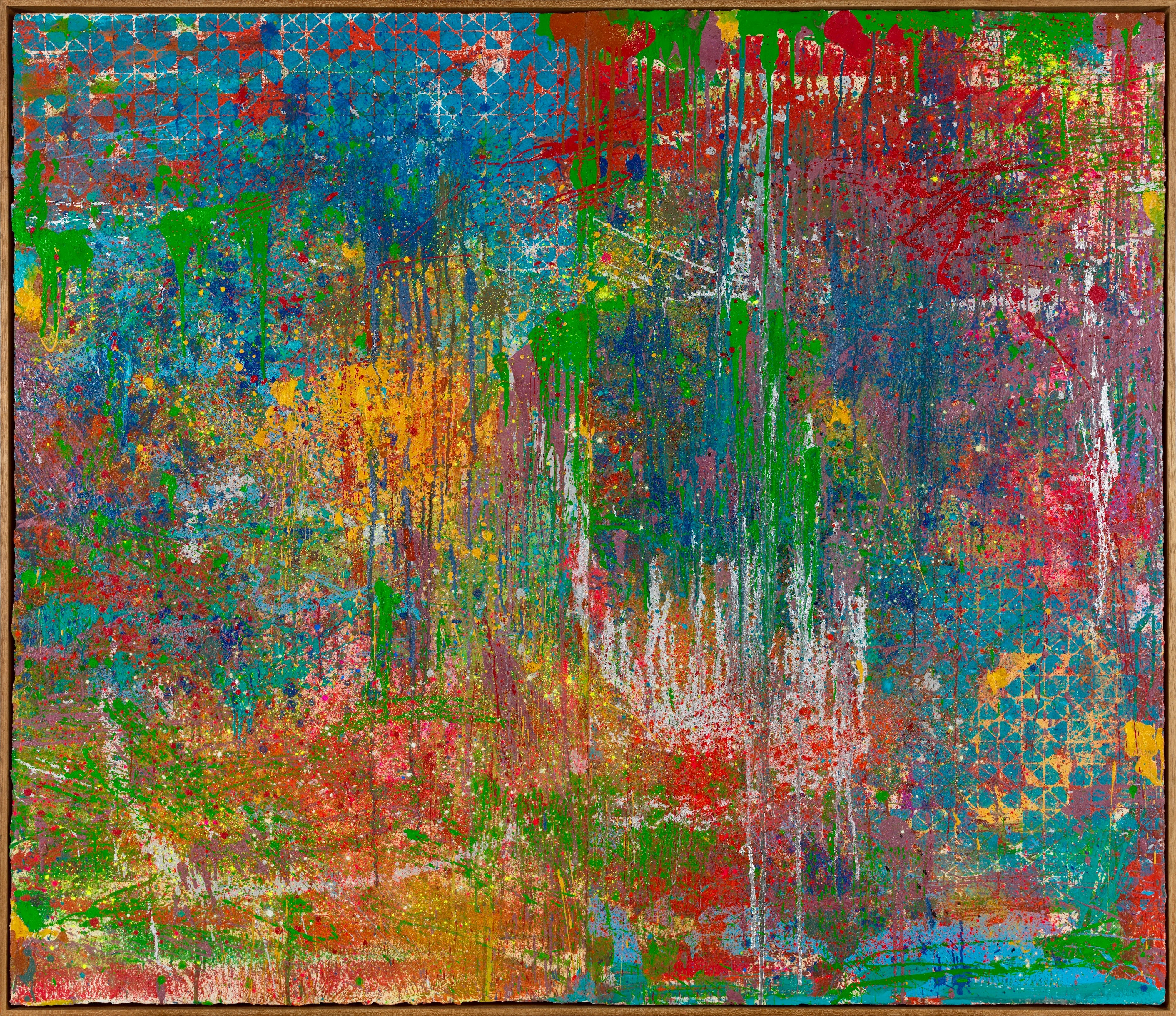 The Scent of Flowers Lingers in a Damp Courtyard