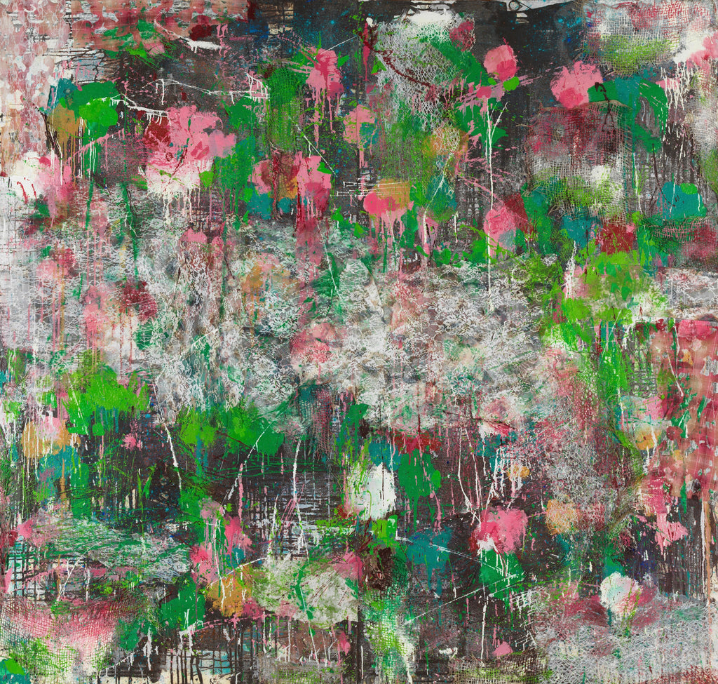 And Death Shall Have No Dominion, PEI BAO, 2025Handmade paper, Tempera, Printing Ink and oil color and fabric206.0 × 220.0 cm