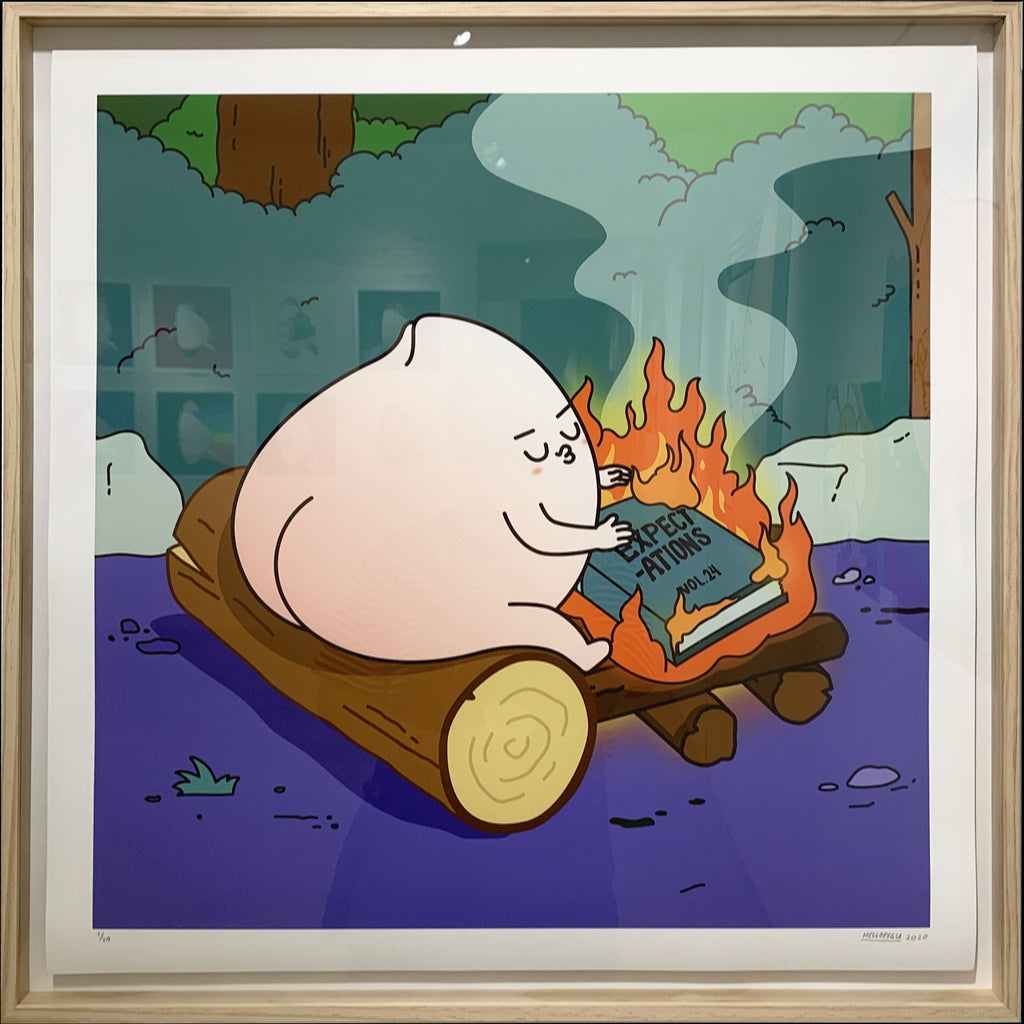 Let's Stop Here For The Night, BRENDA TAN, 2020Fine art archival print on acid-free watercolour paper64.0 × 64.0 cm