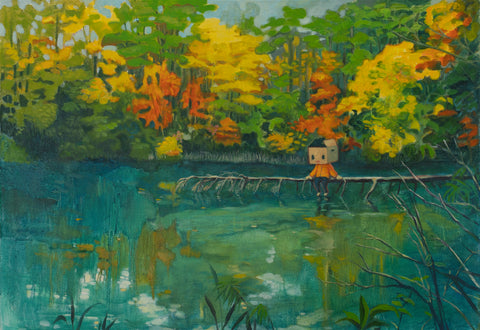 Bridge to Nowhere, C.K. Koh, 2026Oil on linen59.0 × 85.5 cm