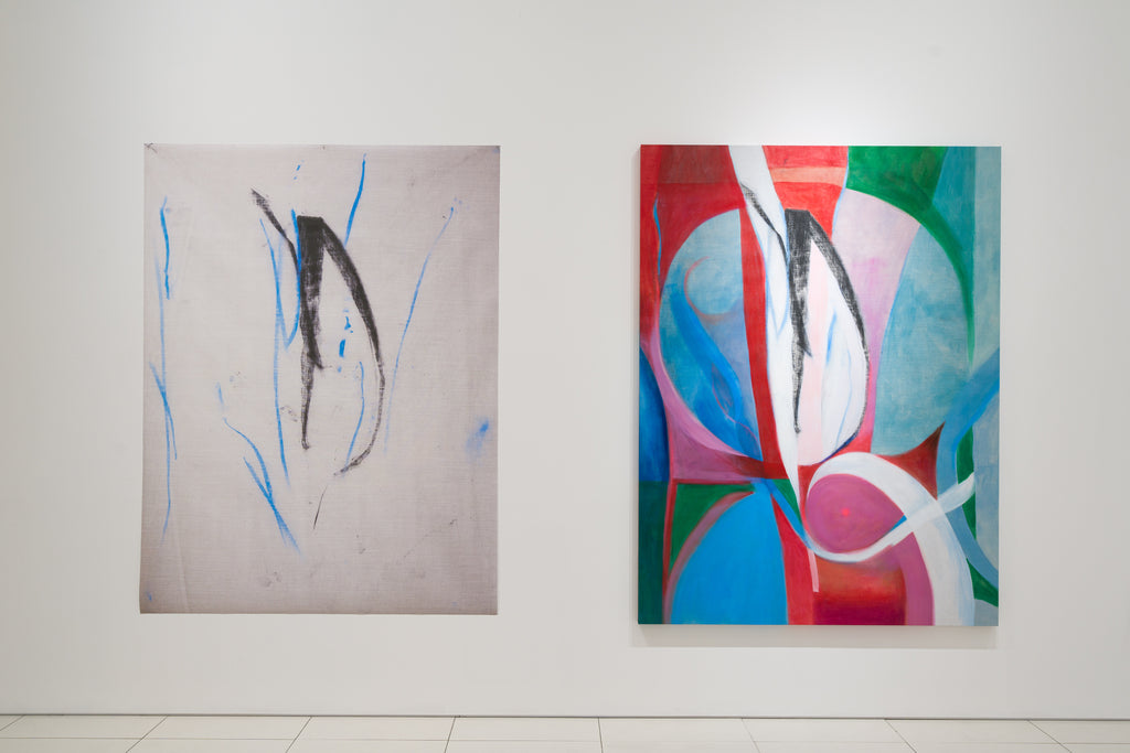 A white light still and moving, CAROLINE DENERVAUD, 2025Chalk, Charcoal, Pigments, Casein, Acrylique, Oil on linen200.0 × 150.0 cm