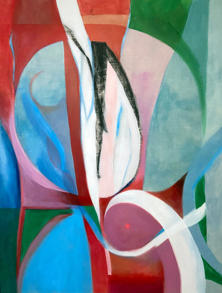 A white light still and moving, CAROLINE DENERVAUD, 2025Chalk, Charcoal, Pigments, Casein, Acrylique, Oil on linen200.0 × 150.0 cm