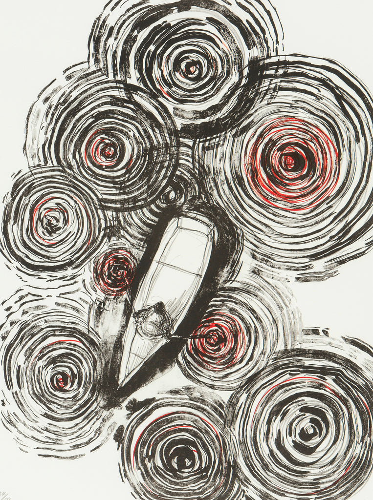 Sailing in the Sky, CHIHARU SHIOTA, 2020Lithograph on paper79.3 × 59.5 cmEdition:34/50