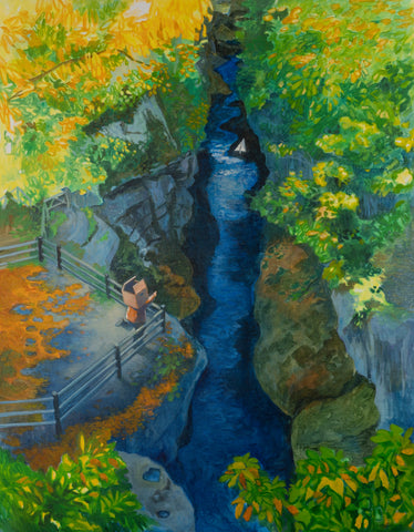 Raku Raku, C.K. Koh, 2026Oil on linen117.0 × 92.0 cm