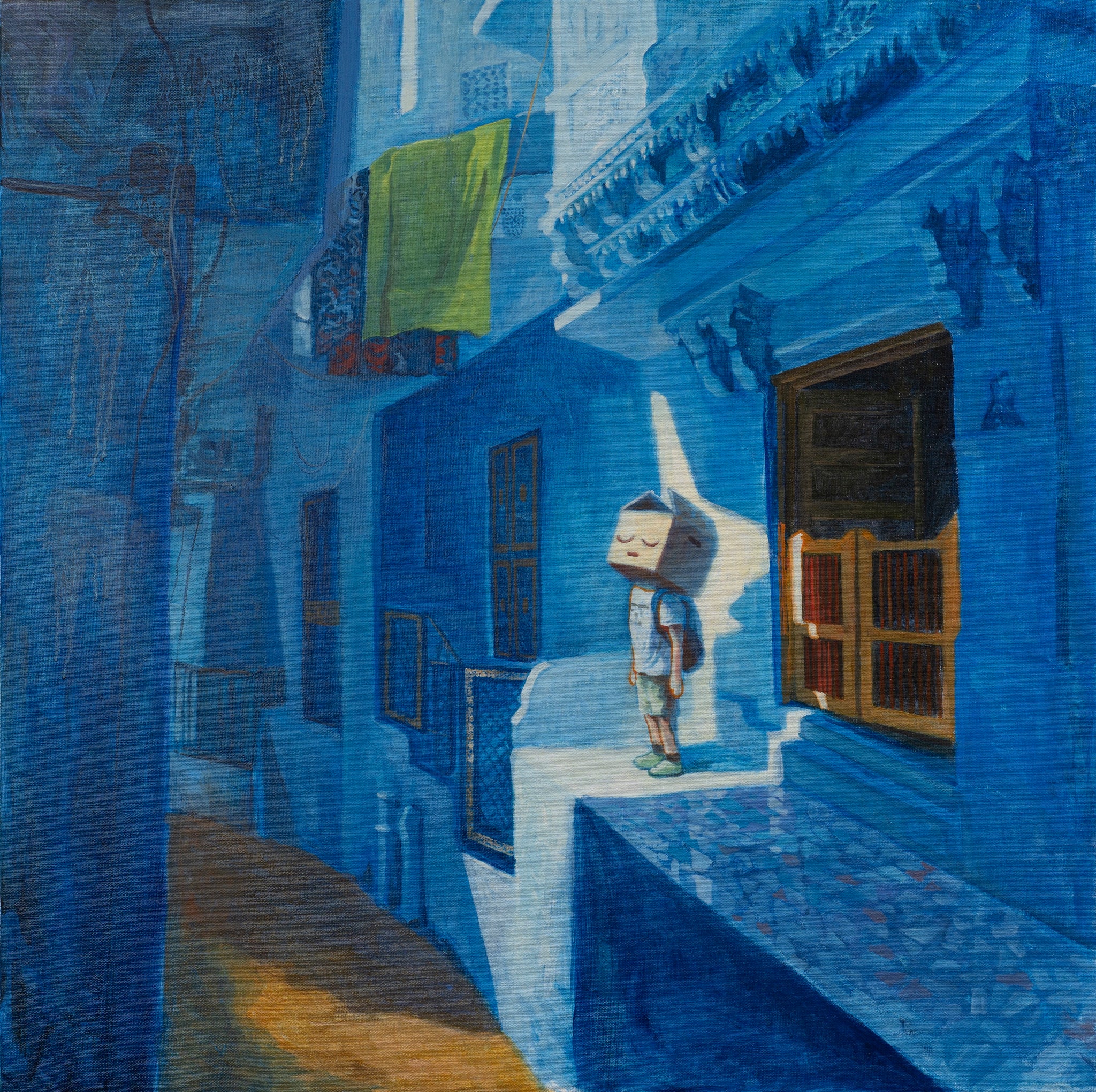 Lingering in Indigo