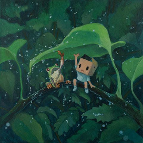 Rain or Shine, C.K. Koh, 2024Oil on linen76.0 × 76.0 cm
