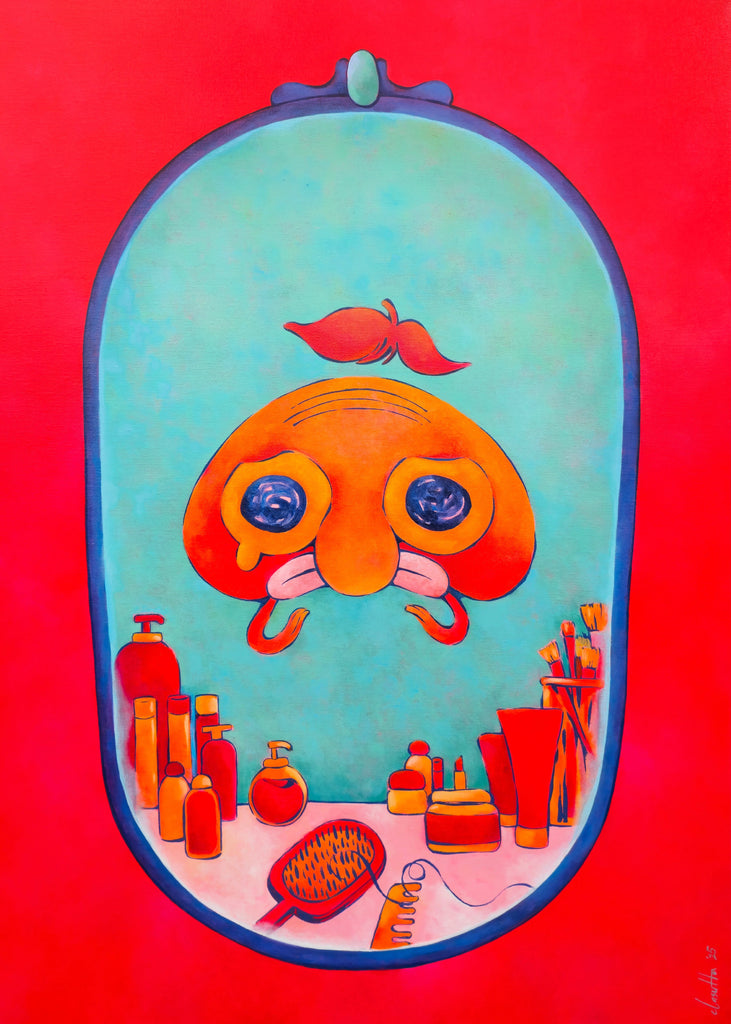 Hairless but High Maintenance, CLASUTTA, 2025Oil on canvas50.0 × 70.0 cm