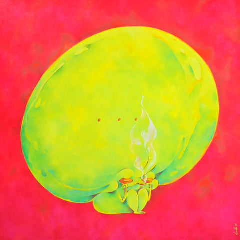 NOPE. Boys Don't Cry., CLASUTTA, 2025Oil on Canvas80.0 × 80.0 × 5.0 cm