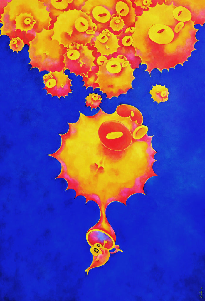 Puff by Puff, It Never-Ends, CLASUTTA, 2025Oil on Canvas110.0 × 75.0 × 5.0 cm