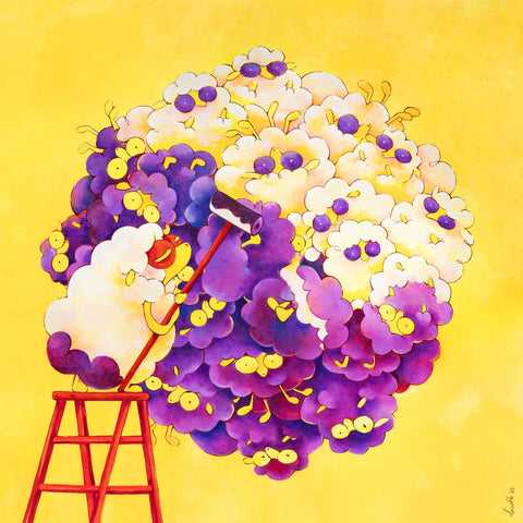 White Lies, CLASUTTA, 2025Oil on canvas70.0 × 70.0 × 5.0 cm