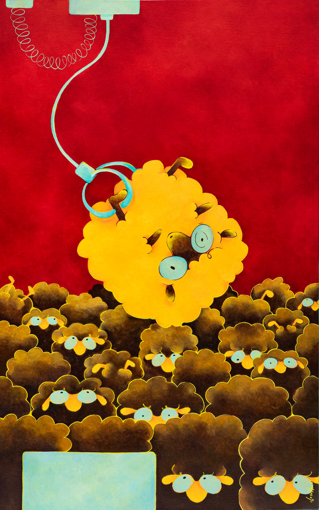 Big Catch I, CLASUTTA, 2025Oil on canvas80.0 × 50.0 × 5.0 cm