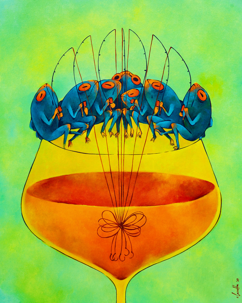 Blind Date, CLASUTTA, 2025Oil on canvas50.0 × 40.0 × 5.0 cm