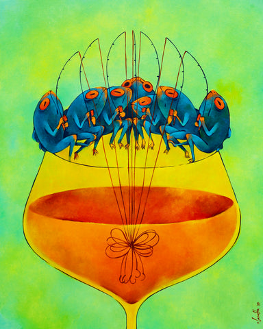 Blind Date, CLASUTTA, 2025Oil on canvas50.0 × 40.0 × 5.0 cm