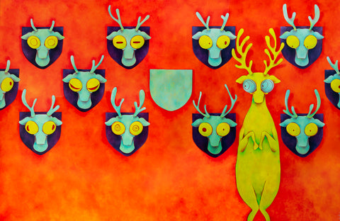 The Last Hunt, CLASUTTA, 2026Oil on canvas230.0 × 150.0 × 5.0 cm