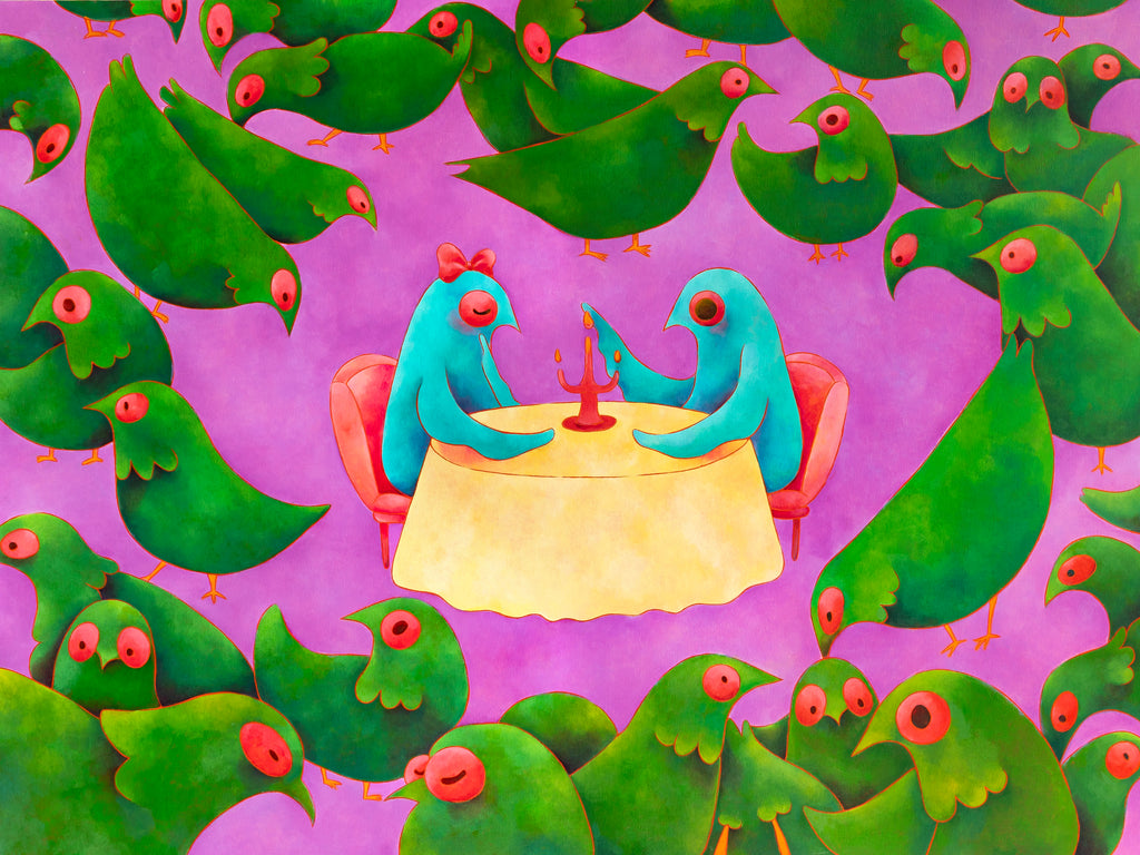 Just the two of us, CLASUTTA, 2025Oil on canvas120.0 × 90.0 × 5.0 cm