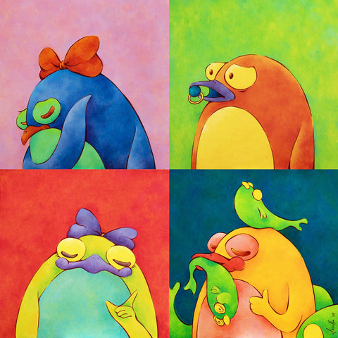 Nothing Fancy But Love, CLASUTTA, 2026Oil on canvas70.0 × 70.0 × 5.0 cm