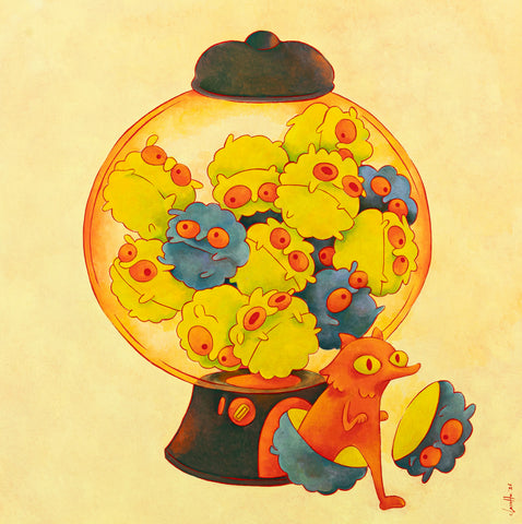 Jackpot!, CLASUTTA, 2025Oil on canvas60.0 × 60.0 × 5.0 cm