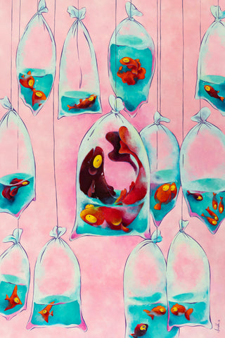 Curated Love, CLASUTTA, 2026Oil on canvas90.0 × 60.0 × 5.0 cm