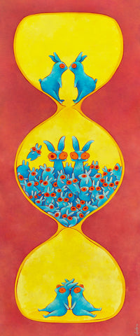 Us All Along, CLASUTTA, 2026Oil on canvas120.0 × 50.0 × 5.0 cm