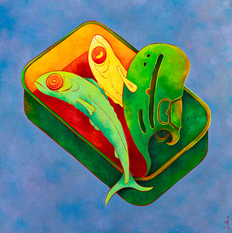 Stuck With You, CLASUTTA, 2026Oil on canvas60.0 × 60.0 × 5.0 cm