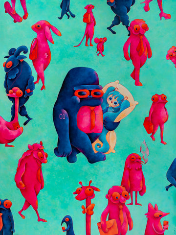 A Companion, CLASUTTA, 2026Oil on canvas200.0 × 150.0 × 5.0 cm