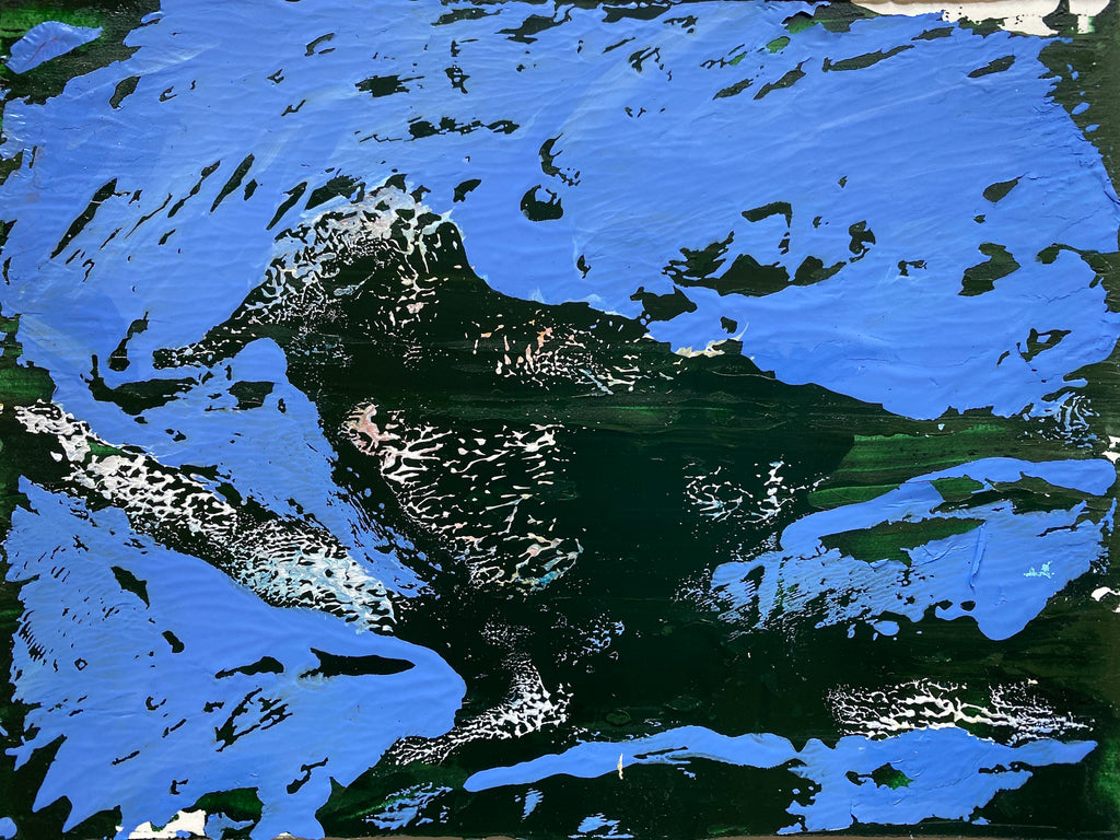 Oiseau laisse pour trace (n°132 22), CLÉMENT DENIS, 2021Acrylic on paper15.0 × 20.0 cm